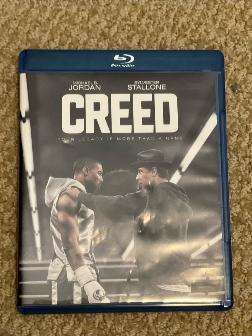 Creed Blu-ray Movie Case - Black & White Cover